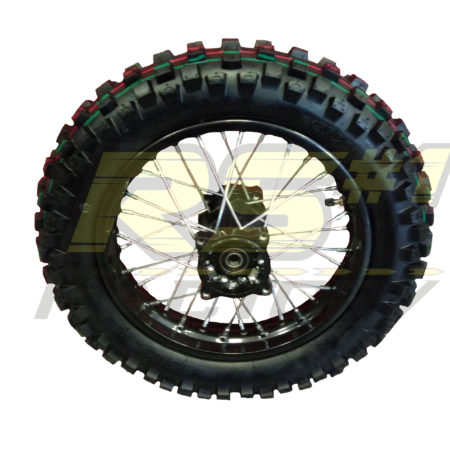 Roue arrière complète 10 pouces Axe diamètre 15mm